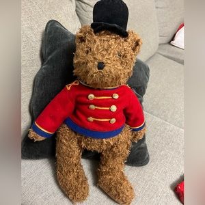 vintage 1999 Belkie Bear, standing at 21 inches tall. With its This is a vintage